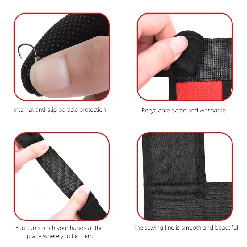 Fishing Gloves, Three-Finger Quick-Drying Gloves, Non-Slip Sunscreen Breathable Fishing Sunscreen Gloves image 6