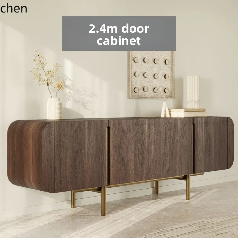 LXC Lacquered Sideboard Entrance Cabinet Entryway Living Room Solid Wood Storage Cabinet Decorative Cabinet Complete Set
