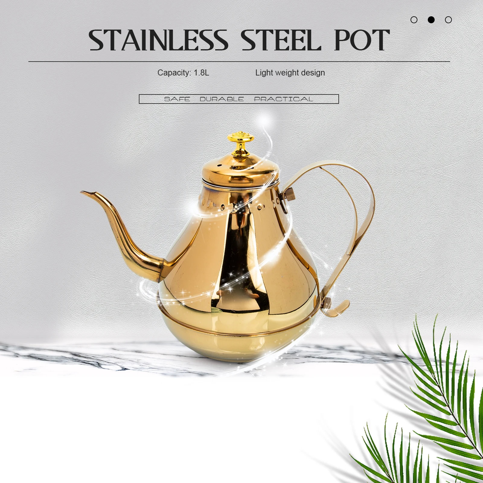 

Teapot Teapots Stainless Steel Kettle Teakettle Coffee with Filter Stovetop