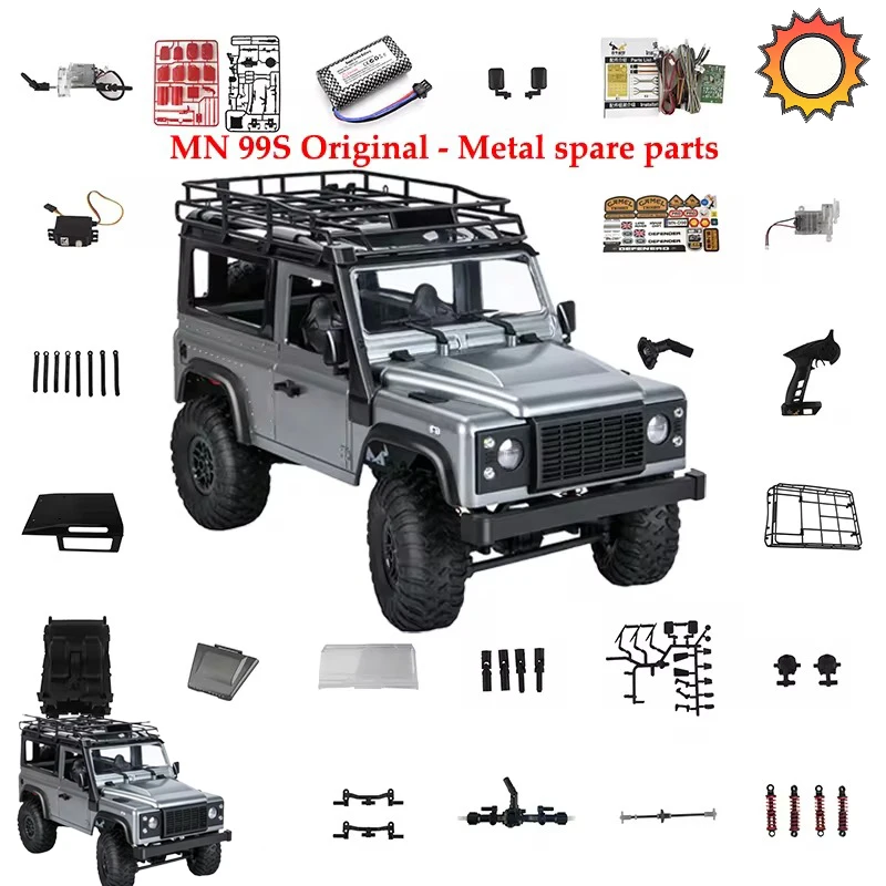 Metal OP Simulated Decorations Accessaries Diy for MN Model D90 D91 MN99 MN99S 1/12 RC Car Window Mesh Upgrade Spare Parts