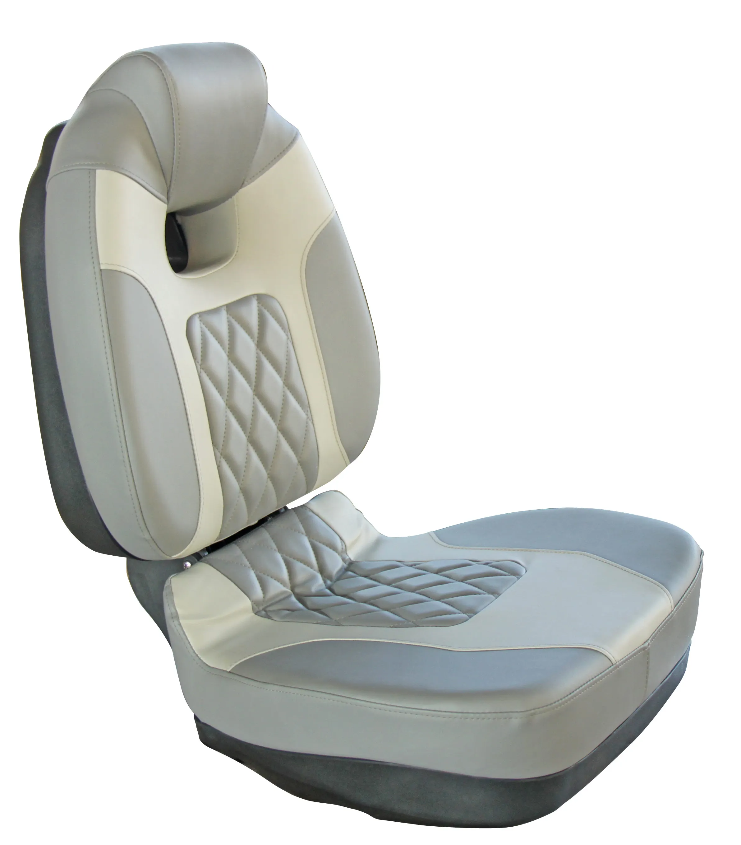 High-Quality Gray Deluxe Folding Boat Seat Customized Waterproof Pontoon Bats Seats for Boat Yacht