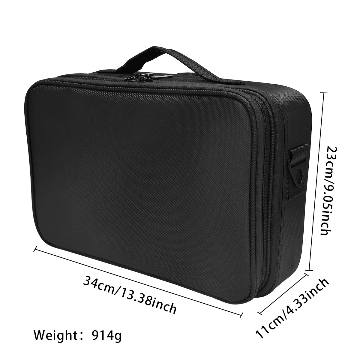 Makeup Box Tools Bag Scissor Comb Hair Salon Makeup Artist Large Capacity Storage Pouch Haircut Hand Box Case Suitcase Organizer