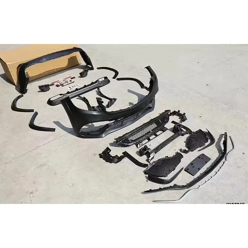 

【СШАЯ ПРОДАЖА】Автомобильный бампер для GLS X166, обновленный комплект кузова GLS63, передний бампер, задний бампер, диффузор, выхлопная труба