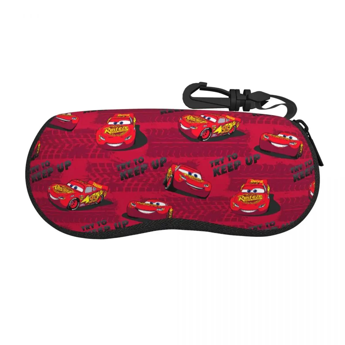 

Custom Lightning Mcqueen Cars Glasses Case Portable Shell Eyeglasses Case Sunglasses Box
