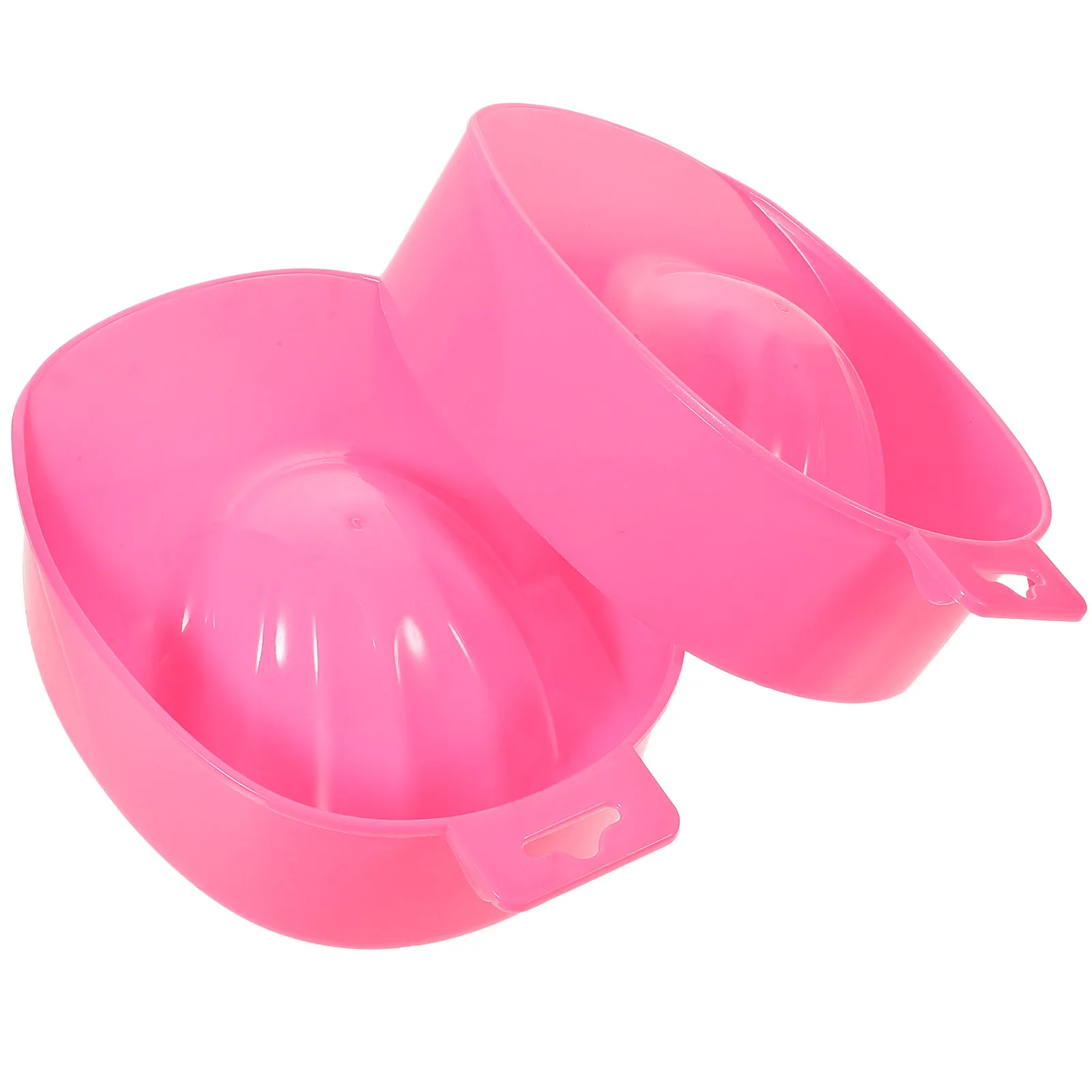 2Pcs Manicure Soak Bowls Nail Care Bowls for False Nails Removal Nail Art Polishing Cuticle Nutrition Relaxing Spa At Home Salon