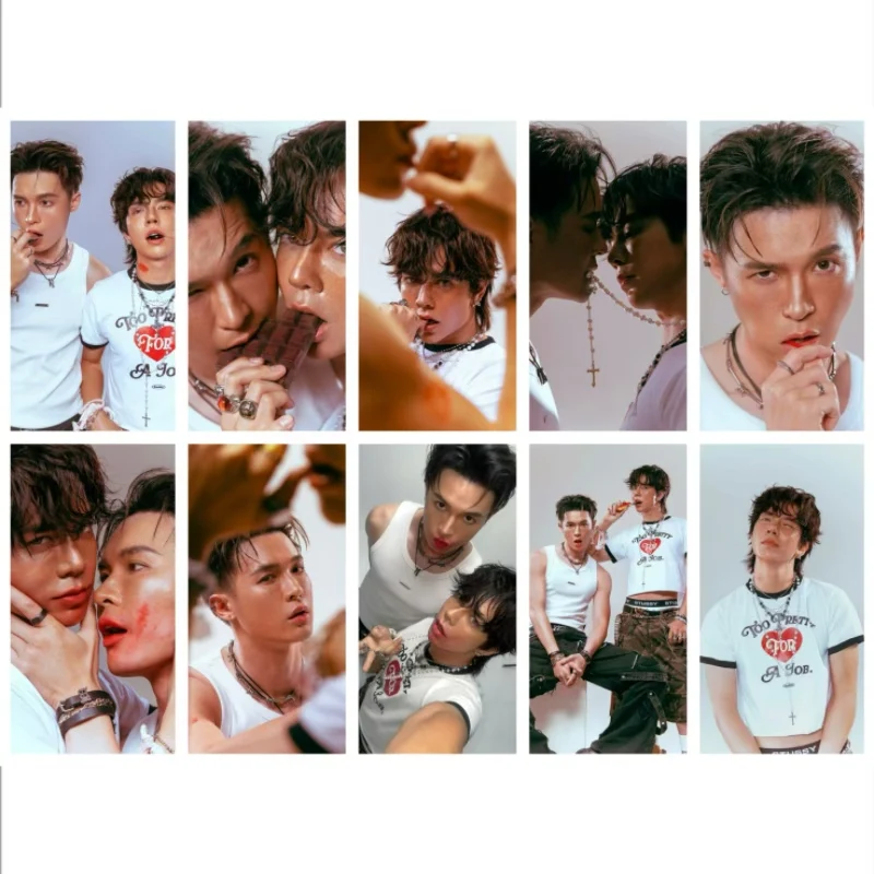 10 pc/set billybabe hd cartaz cartão adesivos tv tailandesa intercambiável o sinal drama fedoras foto ônibus refeição telefone notebook diy adesivo