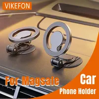 1040° Rotation Magnetic Car Phone Holder All-Metal Magnetic Cell Phone Stand Dashboard Mount For Magsafe iPhone 16 15 14 13 12