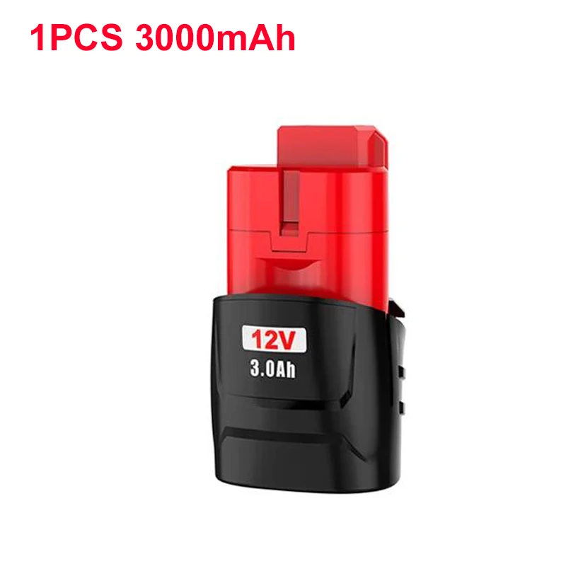 3.0Ah/6.0Ah Voor Milwaukee M12 Batterij 12V Oplaadbare Batterij Voor Milwaukee M12 Tool 48-11-2402 48-11-2411 48-11-2401MIL-12A-LI
