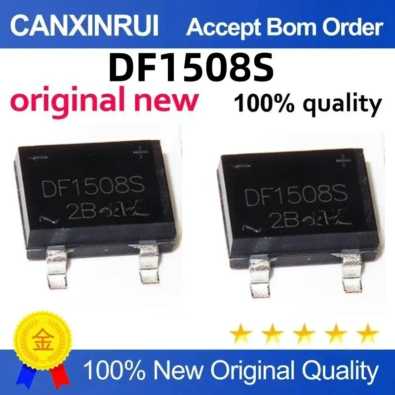 

(5-100 pieces) DF1508S SOP4 chip bridge rectifier 1.5A/800V brand new original