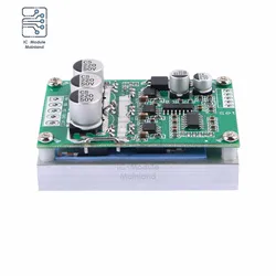 Módulo de interruptor de controlador de alta potencia, placa de accionamiento de Motor Hall sin escobillas, 500W, 15A, cc 12-36V, Control de velocidad hacia adelante y hacia atrás