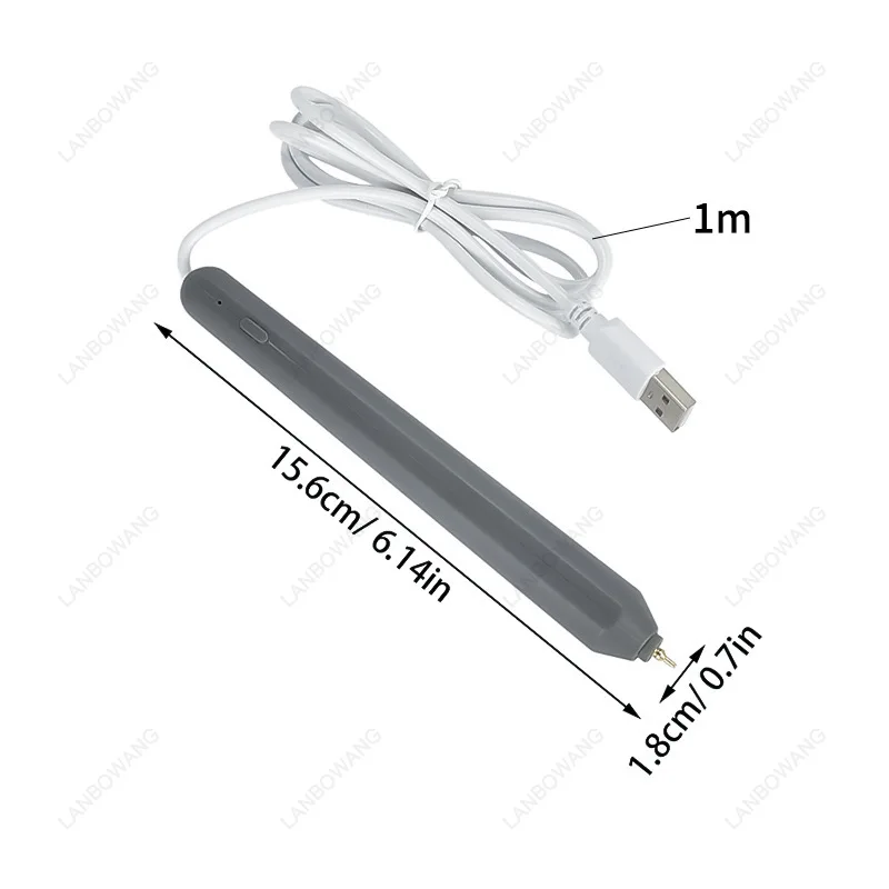 USB Rechargeable Heat Pen, Gold Foil Stamping Pen, DIY Creative Hot Foil Printing Tool, Heating Embossing Pen