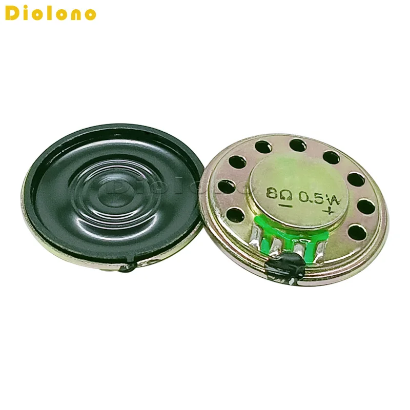 0.5W 0.5Watt 8Ohms 26MM Diameter mini Round Mylar Speaker  thickness 5MM Small Horn Doorbell Speaker