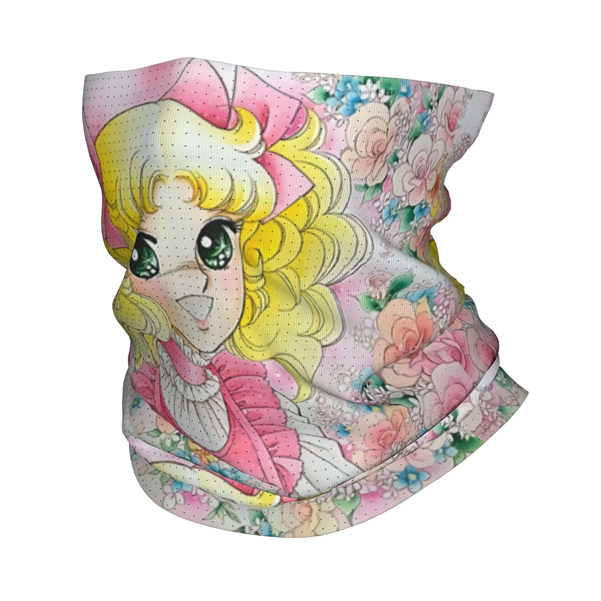 

Custom Anime Manga Candy Candy Bandana Neck Warmer Women Men Winter Ski Tube Scarf Gaiter Face Cover