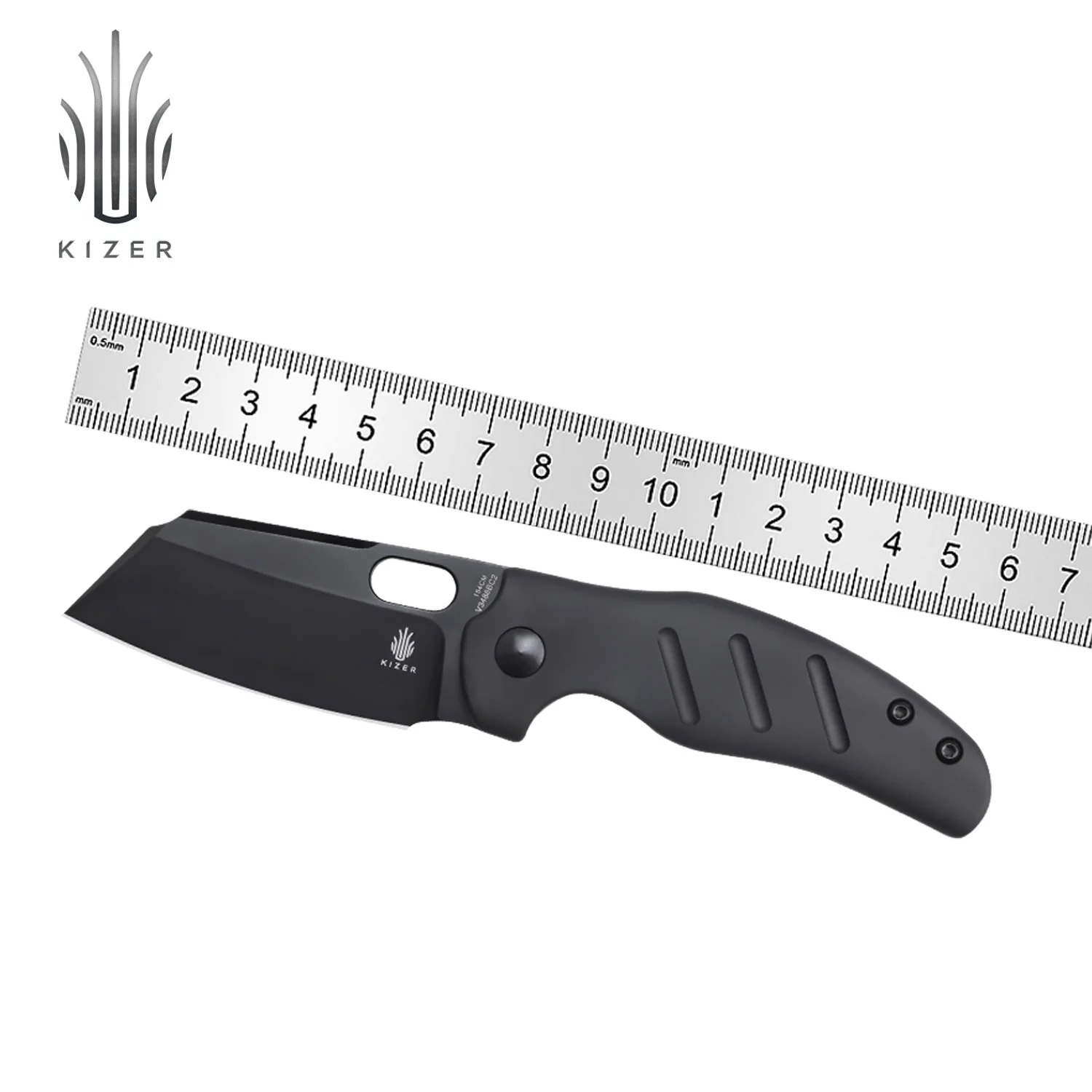 Kizer Pocket Folding Knife Mini C01C V3488BC1/V3488BC2 Designed by Sheepdog  New Richlite/Aluminium Handle Tactical Knives