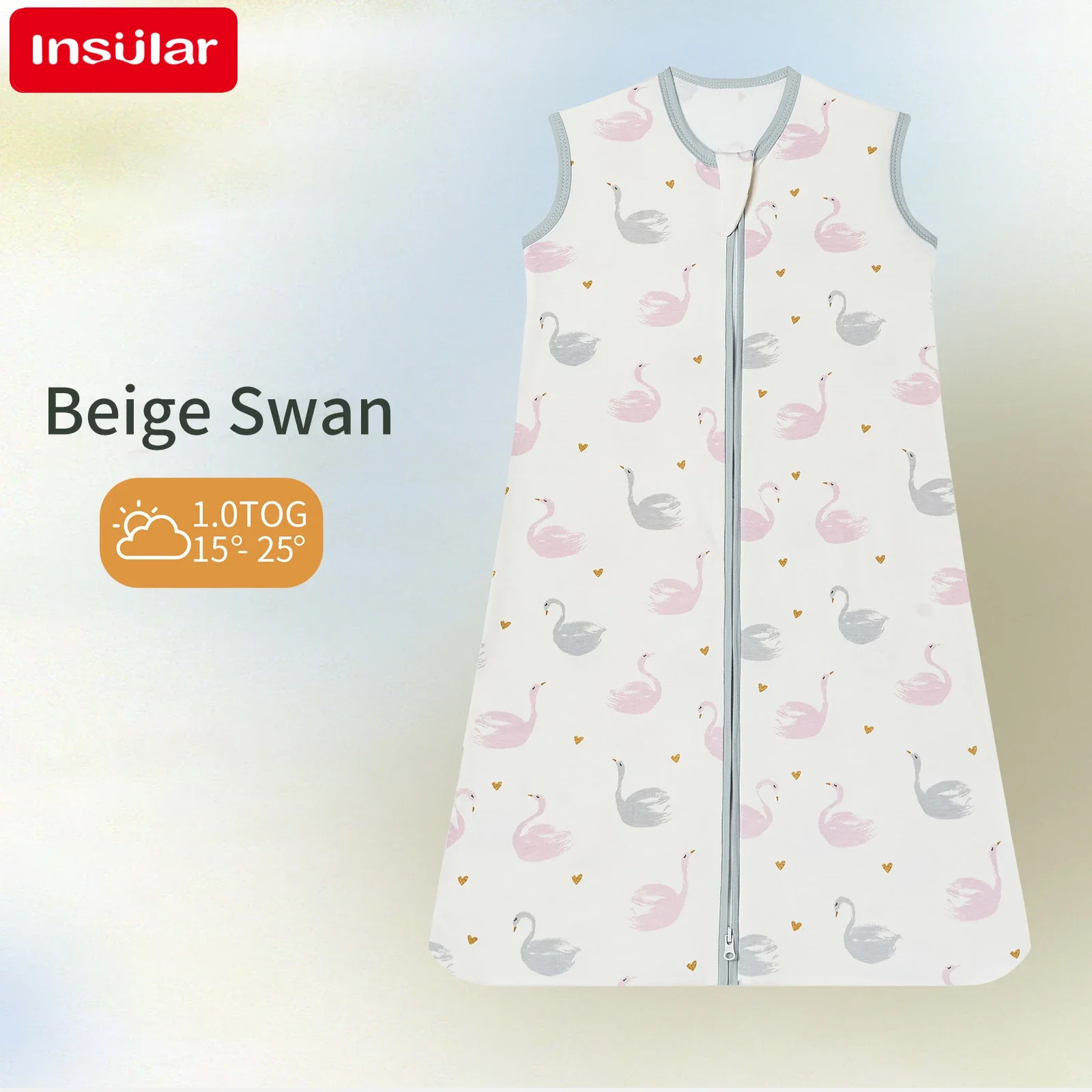 INSULAR Baby Sleeping Bag Kids Vest Infant Anti-Startle Swaddle Blanket Anti-Kick Sleepsacks 100%Cotton Class Four Seasons Style