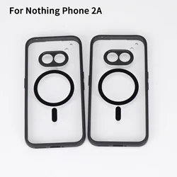 Magnetic Case For Nothing Phone 2A Plus Shockproof Magsafe Wireless Charging Clear Phone Cover
