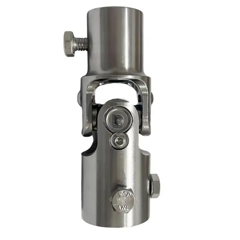 Junta universal de acero inoxidable de dirección única de 3/4 ''a 1'' con rodamiento transversal de agujas para motores de barcos