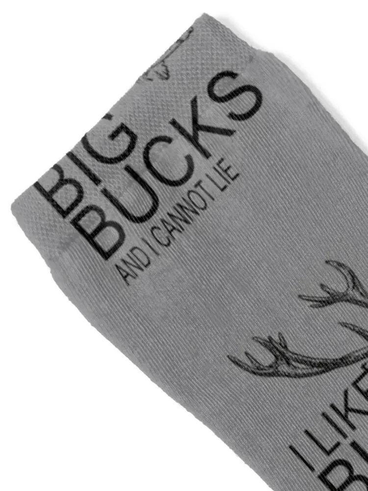 I Like Big Bucks and I Cannot Lie Deer Hunter Funny Hunting Outdoors Hunting Season Deer Season Socks