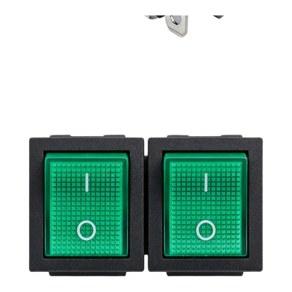 2pcs KCD4 4Pin Rocker Switch 16A 250V 20A 125V For Numatic Vacuum Cleaner Motor Protection and Power Switching