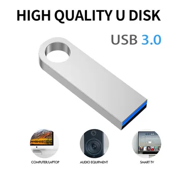 דיסק פלאש USB 3.0 Pendrive 8GB 16GB 32GB 64GB 128GB דיסק מתכתי 3.0 דיסק פלאש USB 128GB 64GB 32GB 16GB 8GB