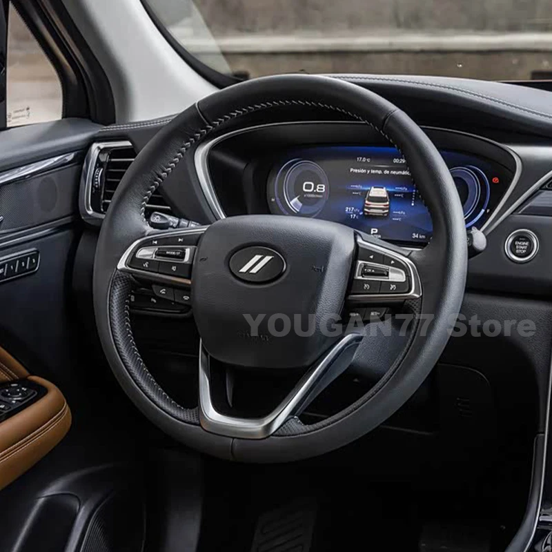 

Leather Car Steering Wheel Cover For Dodge journey 2022-2025 Covers For Covers Auto Steering Wheel Dodge journey Accessories