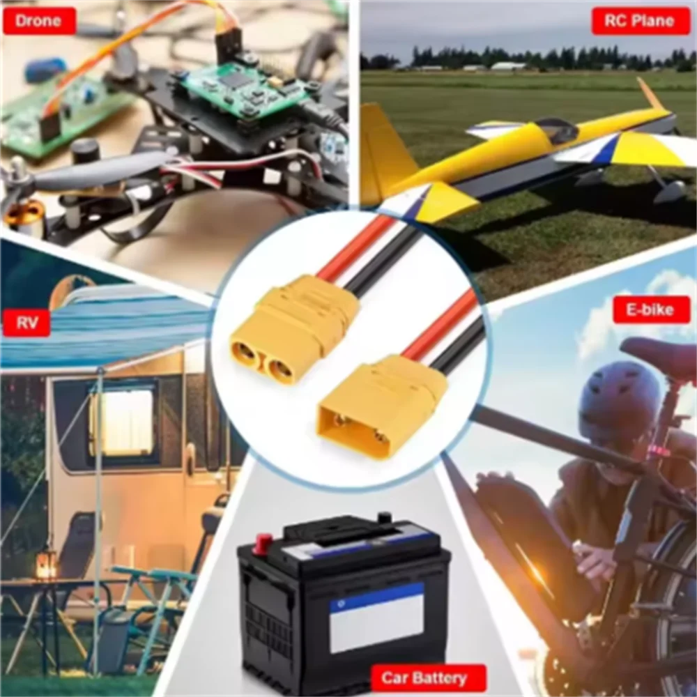 3Pin RC Connector Cable  MT30 MT60 MR30 Male Female Plug Wire for Remote Control Equipment