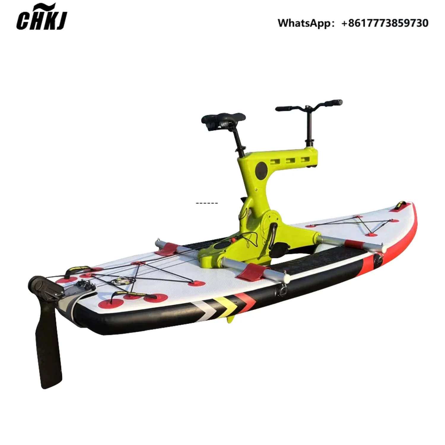 

CHKJ Single Water Recreation Inflatable Sightseeing Pedal Kayak Water Pedal Bike