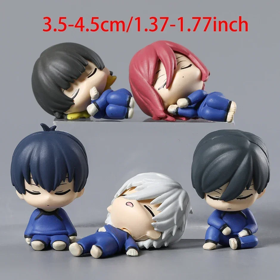 Gooyeh Lot de 2 figurines Blue Lock Bachira Meguru/Isagi Yoichi - Modèle debout - Sculpture en PVC - Objet de collection - Ornements de table