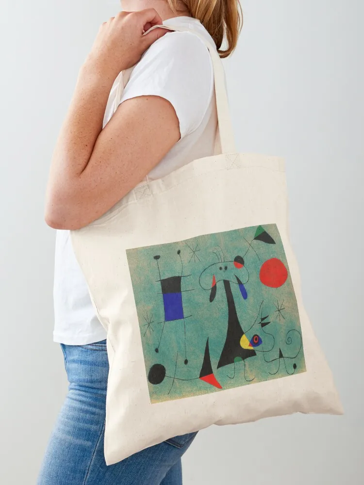

Joan Miró Personnage, Chien, Oiseaux - Figure, Dogs, Birds Tote Bag Lady bag tote bag woman Women's