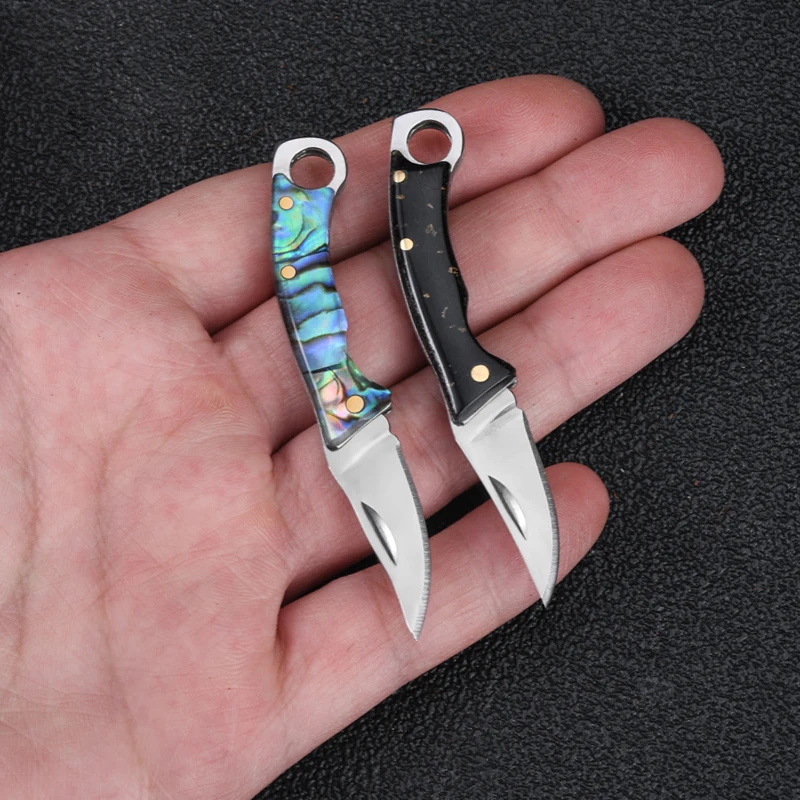 Image of 1 x Mini-Dekormesser, Taschenmesser, Schlüsselanhängermesser, kompaktes Schlüsselanhängermesser