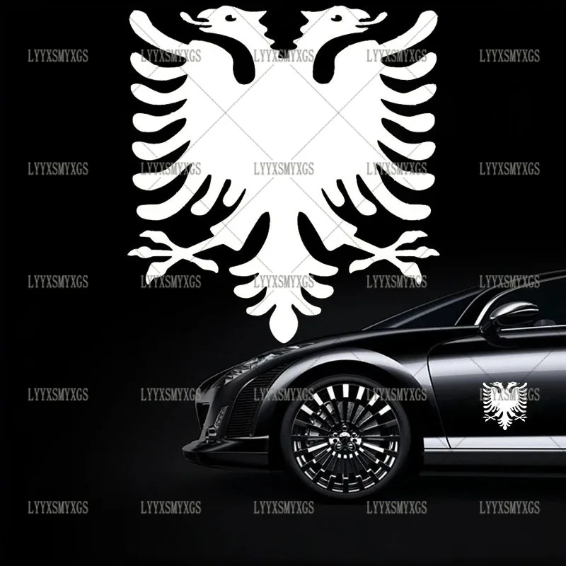 

Self-Adhesive Custom Decal Albanian Eagle Car Stickers Waterproof Sunscreen Vinyl Decal PVC Wholesale Car Decoration