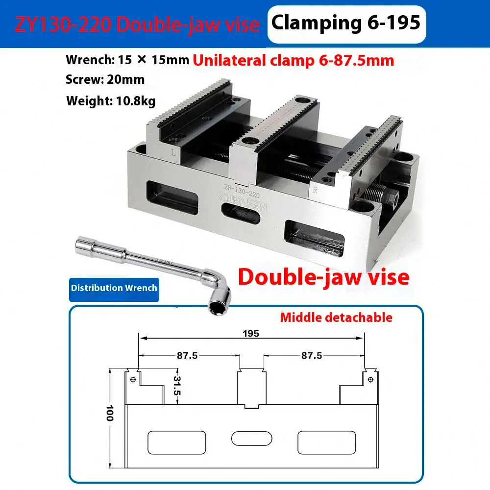 TEBAK الدقة متحدة المركز لقط 6-195 مللي متر 4 محور 5 محور التصنيع باستخدام الحاسب الآلي ملزمة التصنيع باستخدام الحاسب الآلي طحن الذاتي ملزمة الذاتي توسيط ملزمة