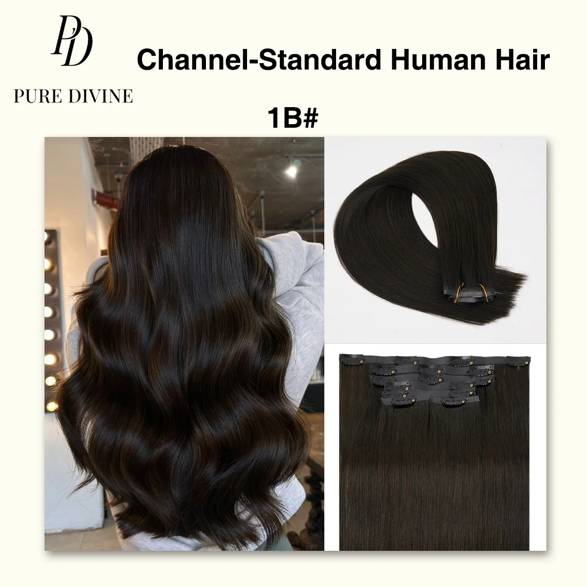 

Натуральные черные бесшовные заколки для наращивания волос 14-24 дюймов 110 г 7 шт. Европейские заколки для волос Remy Virgin на человеческих волос Invisi Edge