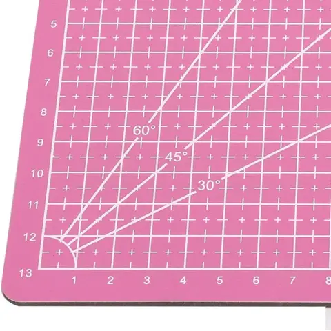 Pink Craft Cutting Mat PVC A5 Size Work Surface Shield Single-Side Working Surface Surface Recovery Self-Healing Mat