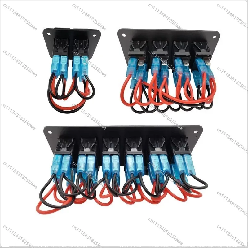 For 2-8 Position 12-24V Car Boat Retrofit Switch Panel 2.4.5.6 Position Ship Switch/Rocker Switch