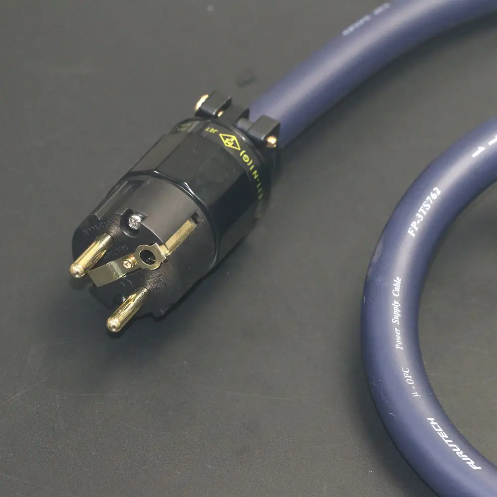 Furutech FP- 3TS762 Audiophile Grade Power Cable EU & US Standard AC Power Supply Cord