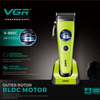 VGR Hair Trimmer Professional Clippers Rechargeable Barber Electric Hair Cutting Machine Cordless Haircut Trimmer for Men V-880