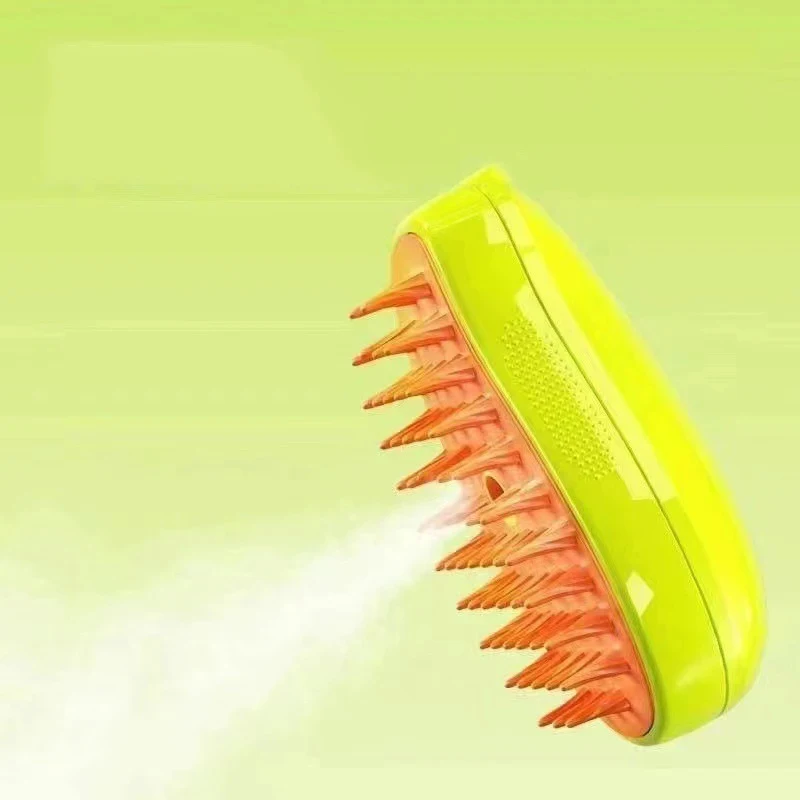 Electric Pet Spray Massage Comb for Cats Dogs Hair Removal Grooming Brush with Water Tank