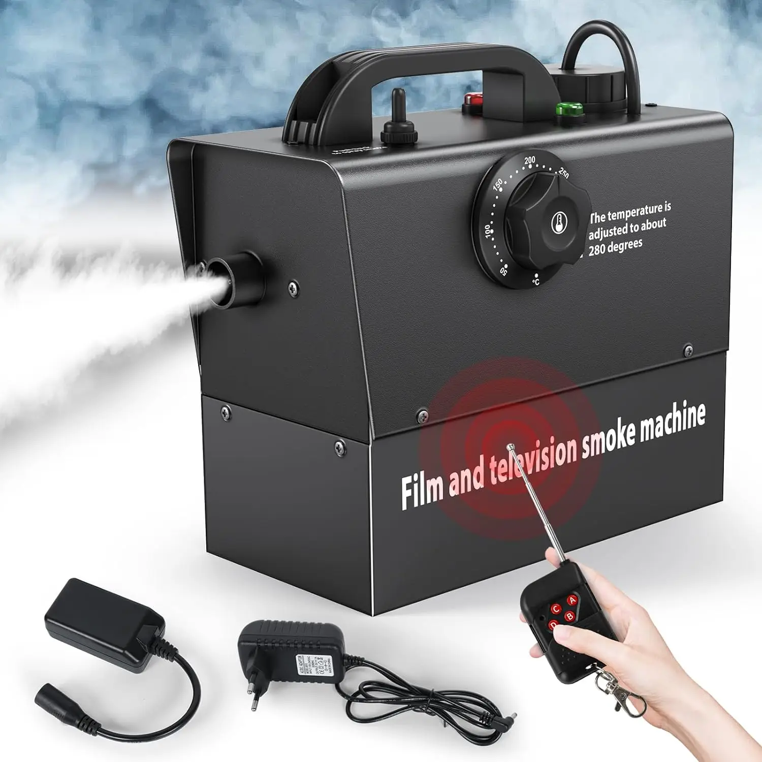 Factory Rechargeable 21000mAh Portable Smoke Machine Hot Quality 400W Portable New Model Fog Machine For Stage Party