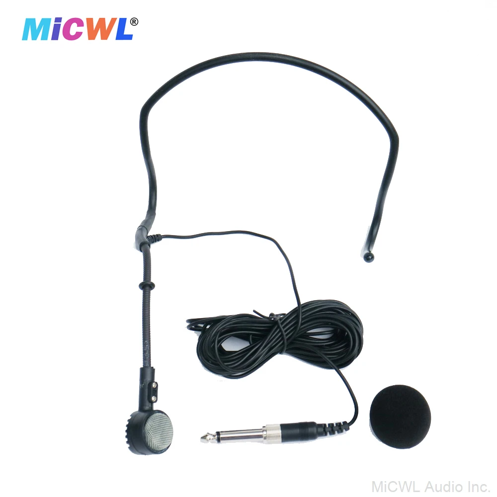 

3.5mm 6.5mm Cardioid Dynamic Headset HeadWear Headset Microphone with 5m Long Cable Sound Console Mixing Mixer Amplifier PC