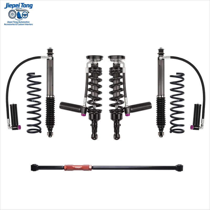 For TYT Prado 90 95 Monotube 2.0 Remote Reservoir Adjustable Shock Absorbers 2 Inches Lift Off-road Suspension Kit