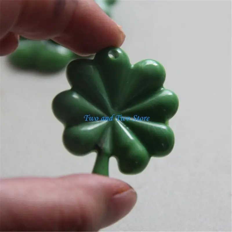 HX6F Premium Silicone Four Clovers Charm Mold Epoxy Casting Molds for Pendant