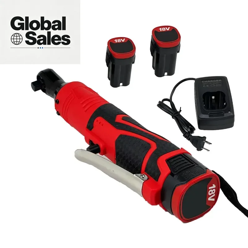 Hand Tool Kits Include 2 Battery 1 Charger Repair Tools Wholesale Multi-function Wrench Ratchet Spanner 3/8'' Ratchet Wrench