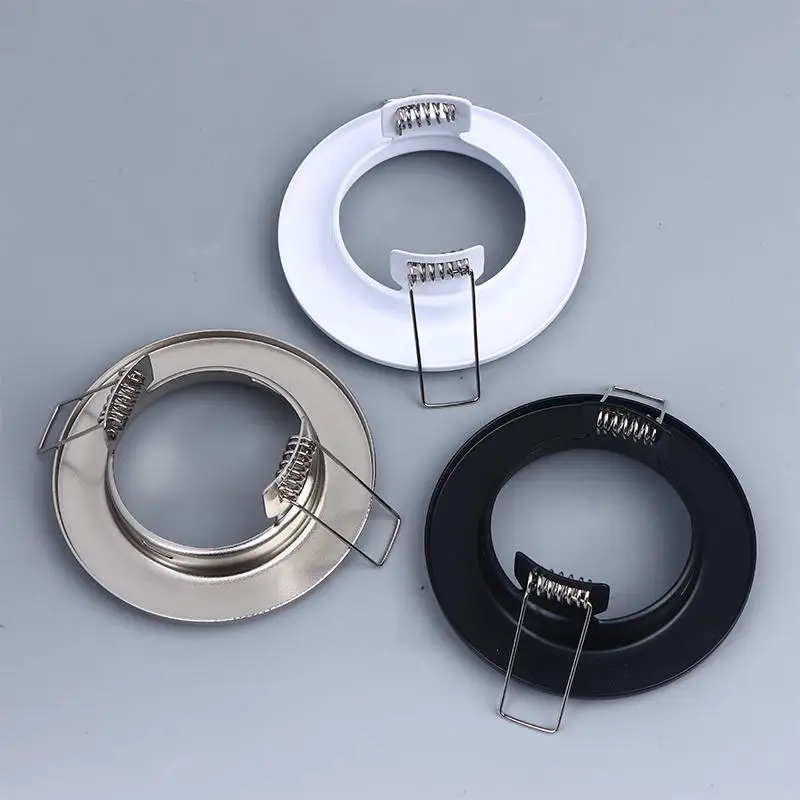 LED Downlights Frame Round Fixture Adjustable Downlight Led Holders Cutout For GU10 Bulb Holder Recessed LED Spot Light