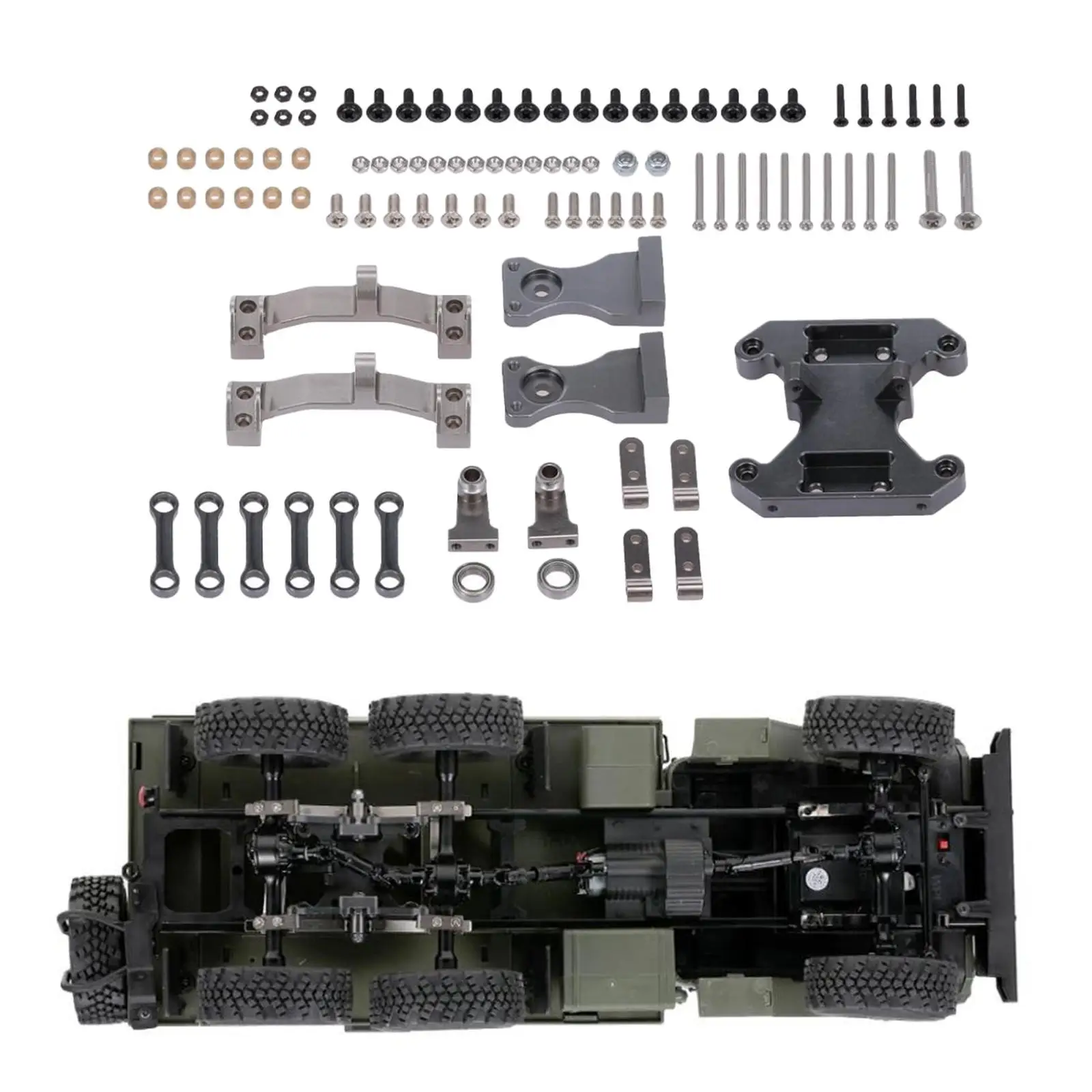Metal Seesaw DIY Kit for WPL B16 B36 RC Truck Vehicle Upgrade Spare Parts Accessories