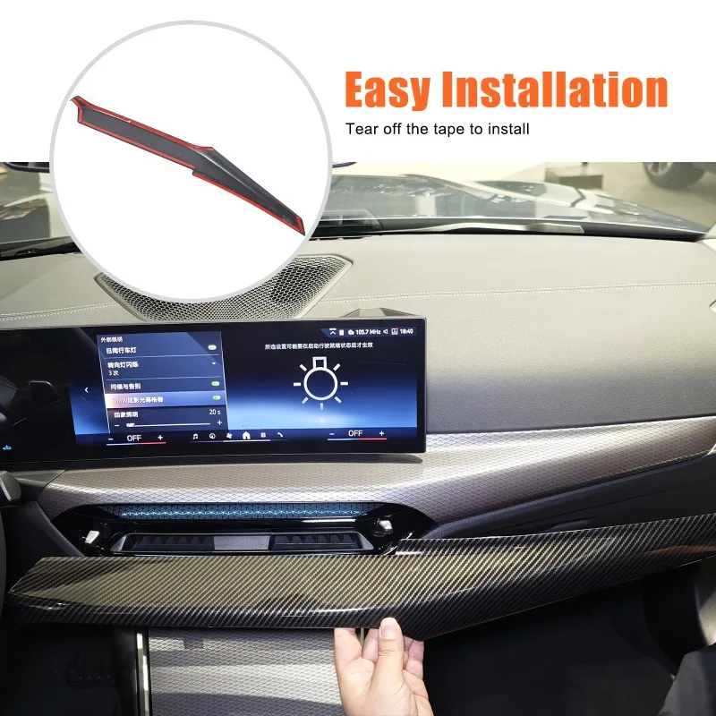 

ABS For 2025+ BMW 3 Series/4 Series G20 G22 Center Console Trim Panel Decorative Cover Sticker Car Accessories