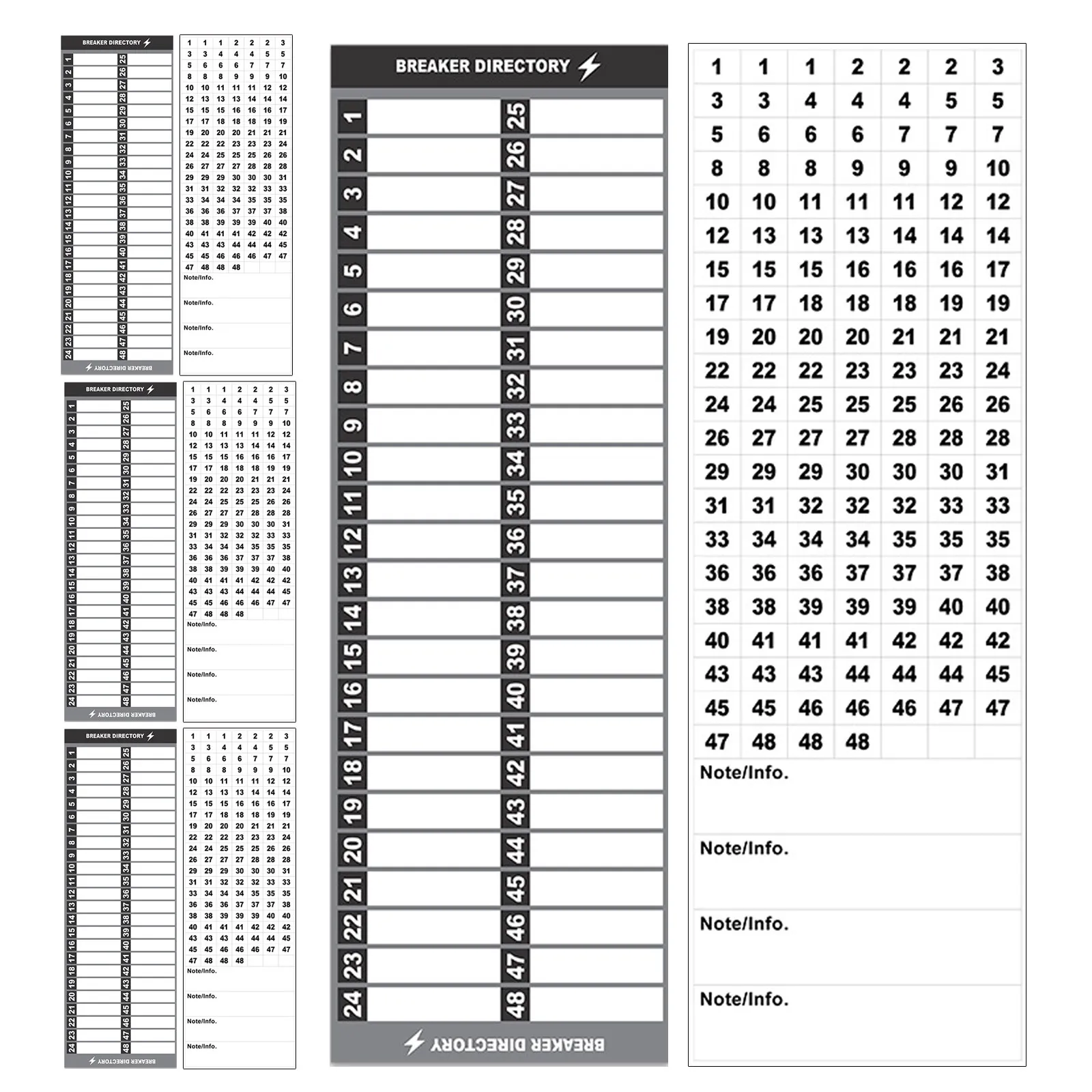 

2 комплекта самоклеящихся идентификационных меток для кабелей и панелей распределения электроэнергии, инструмент для быстрого поиска обрывов цепи