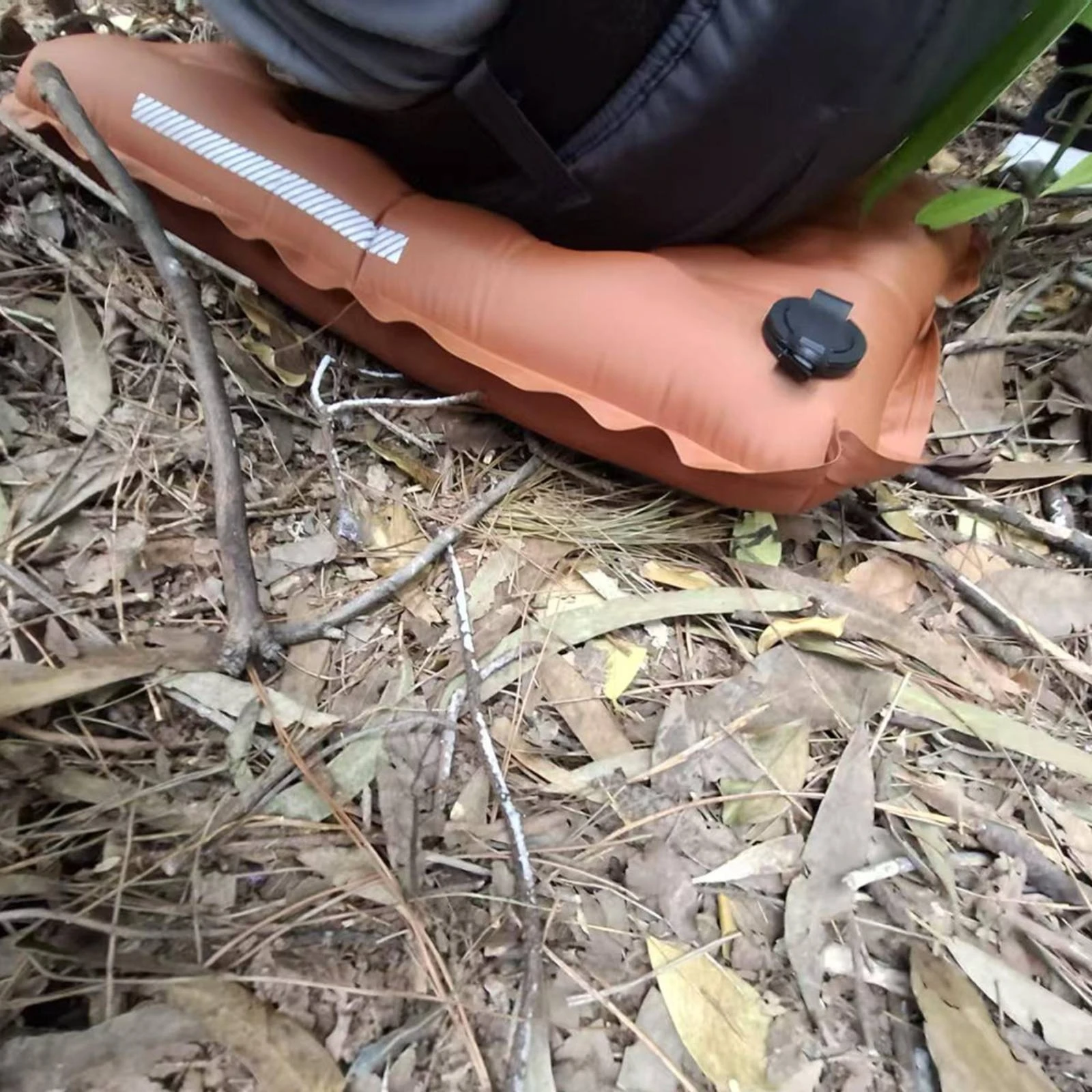 Camping Seat Cushion Lightweight Inflatable Seat Cushion Outdoor Gear Press-to-Inflate Compact for Travel