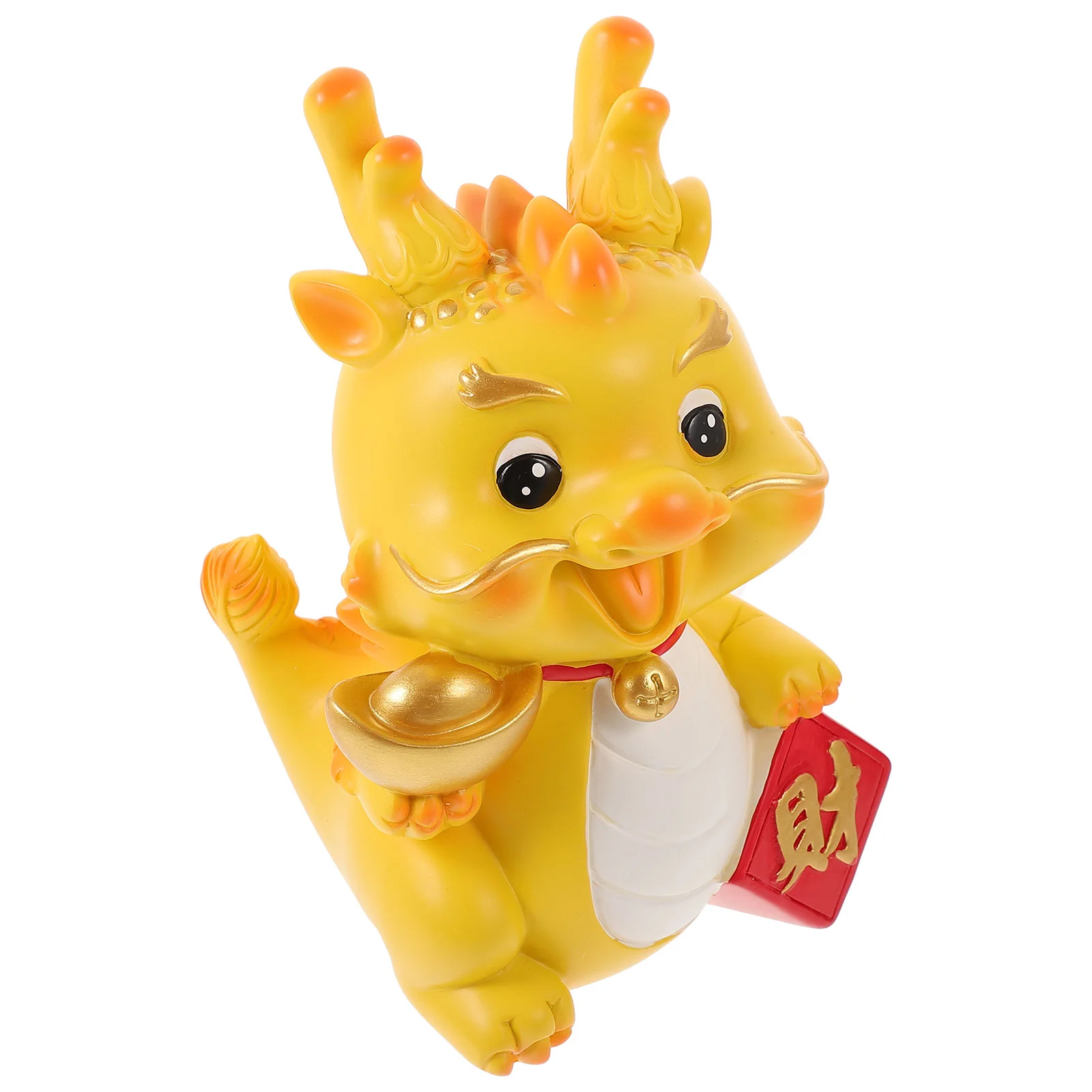 

Gift Zodiac Dragon Desktop Porch Storage Ornaments Resin Crafts Piggy Bank ( Jar [Wealth]) Chinese