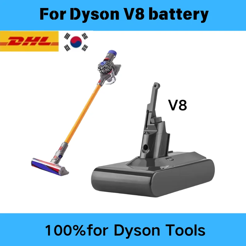 

21,6 В для Dyson V8, аккумулятор Absolute V8, литий-ионный пылесос SV10, серия пылесосов, аккумуляторные батареи, пылесос Dyson